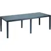 Image de Table Extensible Anthracite Polypropylène Robuste, Extensible De 150 à 220 Cm - Ipae Progarden