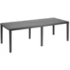 Image de Ipae Progarden - Table A Manger Outdoor Queen Effet Rotin - Anthracite - 220 X 90 X 72 Cm