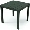 Image de Table De Jardin Bali Noire Compacte, Résistante Et Empilable - Ipae Progarden