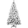 Image de Amicasa Saint Moritz Arbre De Noël 180cm Diamètre Enneigé 93cm 312 Branches