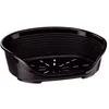 Image de Siesta Deluxe Panier D'Intérieur En Plastique, Corbeille Pour Chiens Et Chats. En Différentes Tailles Et Couleurs.. Variante 8 - Mesures: 82 X 59.5 X H 25 Cm - Noir - Noir - Ferplast