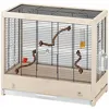 Image de Ferplast Giulietta 4 Cage En Bois Fsc Pour Canaris Et Oiseaux Exotiques. Variante Giulietta 4 - Misure: 57 X 30 X H 50 Cm -