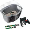 Image de Atlas Bike 20 Rapid Panier Pour Vélo Pour Chiens De Petite Taille Avec Système De Fixation Et De Décrochage - Taille 20. Variante Atlas Bike 20 Rapid - Misure: 47 X 35.5 X H 34.5 Cm - Gris - Ferplast