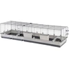 Image de Ferplast Cage à lapins Krolik 200 Gris 205x60x50 cm