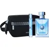 Image de Versace Pour Homme coffret cadeau pour homme eau de toilette 100 ml + eau de toilette 10 ml + sac cosmétique