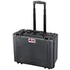 Image de Boîtier étanche à l'air, modèle MAX465H220TR, couleur noire, dimensions : 465 x 335 x 220 mm