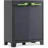 Image de Keter Armoire de rangement basse Moby gris graphite 100 cm