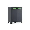 Image de Keter   Armoire De Jardin Étanche 80x44x100cm   Résistante Aux Uv   2 Étagères Réglables   Capacité 90kg   Système D'Ouverture Assistée