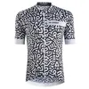 Image de MAILLOT GIST HOMME PAINT MANCHES COURTES ZIP TOTAL NOIR-BLANC XL -5344 en occasion ou reconditionné