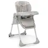 Image de Foppapedretti Chaise haute de réunion, enfants de 6 mois à 3 ans (jusqu'à 15 kg), assise/repose-pieds/dossier réglable, panier porte-objets, stable et confortable, avec rembourrage lavable, Puppy en occasion ou reconditionné