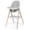 Image de Foppapedretti Chaise haute et chaise bébé Bonito, enfants de 6 mois à 3 ans (jusqu'à 15 Kg), rembourrage amovible et lavable, assise ergonomique et inclinable, double plateau réglable, gris en occasion ou reconditionné