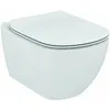Image de Cuvette De Toilette Suspendue Ideal Standard Tesi - T354601 - Avec Abattant Softclose - Technologie Aquablade - Couleur Blanche