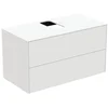 Image de Ideal Standard T3942y1 Meuble Bas Wt Conca, 2 Tiroirs