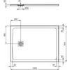 Image de IDEAL STANDARD T5595FR Receveur de douche rectangulaire Ultra Flat S +