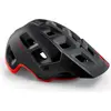 Image de Casque MET Terranova, noir et rouge, taille L (58-61 cm), référence 3HM121CE00LNR1