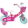 Image de BARBIE 12, vélo pour enfants, adapté aux enfants de 3 à 5 ans, pour une taille comprise entre 85 et 105 cm, avec panier et support pour poupée