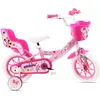 Image de MINNIE 12, un vélo pour enfants, adapté aux enfants de 3 à 5 ans, pour une taille comprise entre 85 et 105 cm, avec panier et porte-poupée