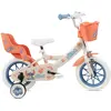 Image de STITCH GIRL 12, un vélo pour enfants, adapté aux enfants de 3 à 5 ans, pour une taille comprise entre 85 et 105 cm, avec panier et porte-poupée