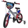 Image de AVENGERS 14, bicicletta per bambini, adatta a bambini tra i 3 e i 5 anni, per altezza tra 85 e 105 cm, con scudetto frontale e stabilizzatori laterali