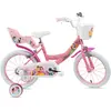 Image de PRINCESS 16, adaptée aux enfants de 5 à 7 ans, pour une taille comprise entre 105 et 135 cm, avec panier et porte-poupée