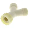 Image de Wpro - Tuyau D'Arrivée D'Eau Aly009 - Y D'Alimentation - Diamètre 20/27mm - Avec Joint - Bleu