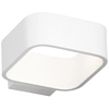 Image de Applique Led Klaus 5,5w 3000k Ip54 En Aluminium Blanc - Design Minimaliste Moderne Pour L'Extérieur Et L'Intérieur - Groupe Rossini