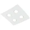 Image de Plafonnier Spinnaker 4 Éléments, Plafonnier Et Applique Led, Douille Gx53, Design Moderne, Finition Blanche, Ip20 - Groupe Rossini