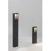Image de Borne d'extérieur BRAD - Borne LED 7W 49° 3000K IP65 en aluminium peint anthracite Hauteur 35cm - Groupe Rossini