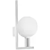 Image de Applique Twin Wall Avec Raccordement E27 Pour Intérieur - Structure Métallique Blanc Mat 75w Ip20 - Design Décoratif - Groupe Rossini