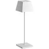 Image de Siesta Lampe De Table Led Portable 2,2w Ip54 Cct 2700-3000k Dimmable Tactile - Structure En Aluminium Moulé Sous Pression - Coloris Blanc