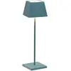 Image de Siesta Lampe De Table Led Portable 2,2w Ip54 Cct 2700-3000k Dimmable Tactile - Structure En Aluminium Moulé Sous Pression - Coloris Bleu Clair