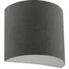 Image de Applique Vivien Avec Abat-Jour En Tissu Anthracite - Raccordement E27 Ip20 75W - Applique Élégante - Groupe Rossini