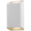 Image de Plak Applique Led 14w Ip65 Double Émission 3000k Cri90 En Finition Métal Blanc - Éclairage Design D'Intérieur Groupe Rossini