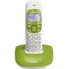 Image de Brondi Nice Téléphone DECT vert et blanc avec mains libres et identification de l'appelant