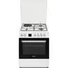 Image de Cuisinière mixte Rosières RGE660CMW/E Four électrique 60L 4 foyers (3 gaz+1 électrique) Catalyse Minuteur Blanc - Neuf