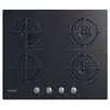 Image de Candy CVG6B Plaque de cuisson encastrable 59 cm Gaz 4 feux Noir - Neuf