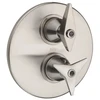 Image de Partie Extérieure D'Un Mitigeur Thermostatique À Deux Voies En Acier Inoxydable Pvd Mamoli Gio Ponti 3515pe00000f Pvd Acier
