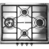 Image de Smeg SER60SGH3 Table de cuisson à gaz encastrable 4 feux Acier inoxydable