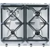Image de Smeg   Plaque De Cuisson Gaz 60 Cm Srv564gh3   Acier Inoxydable   4 Foyers   Brûleur Large 3300 W   Intégré