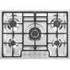 Image de Smeg Classic PGF75-4 Table de cuisson encastrable 72 cm Gaz 5 br »leurs Acier inoxydable