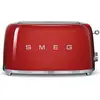 Image de SMEG Grille-pain 4 tranches Rouge TSF02RDEU