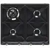 Image de Smeg Victoria SR964NGH plaque Noir Intégré 60 cm Gaz 4 zone(s) - Neuf