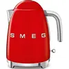 Image de Bouilloire sans fil 1.7l 2400w rouge - Smeg - KLF03RDEU - années 50