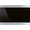 Image de Smeg FMI325X Micro-ondes Noir, Acier inoxydable Gril Micro-ondes Intégré 25 l 900 W
