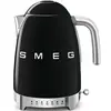Image de Bouilloire Smeg style années 50 noire klf04bleu - Neuf