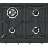 Image de Table de cuisson à gaz encastrable Smeg SRV864AOGH Anthracite 4 feux