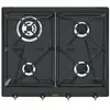 Image de Table de cuisson à gaz encastrable Smeg SRV864AOGH Anthracite 4 feux - Neuf