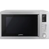 Image de Four à micro-ondes à surface plane Smeg MOE25X avec gril 25 L 900 W Acier inoxydable