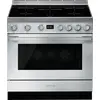 Image de Cuisinière électrique Smeg Portofino CPF9IPX 90 cm en acier inoxydable