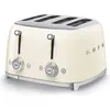Image de Grille-pain 4 fentes 950w crème - Smeg - TSF03CREU - années 50